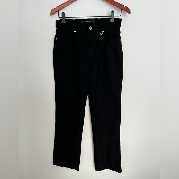 Simon Chang Women's Black strechy pants size 4 - Picture 2 of 5